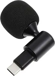 Abaodam Compact Mobile Phone Recording Microphone for Live Streaming Gaming Pc