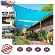 Versatile 6' x 23' Turquoise Shade Sail - Perfect UV Protection for Outdoors