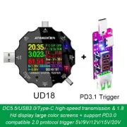 Digital Voltmeter Tester USB Type-C DC Power Bank Power Charger Voltage Meter