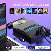 USB External CD RW DVD ROM Burner Player Drive PC Laptop for Mac Windows AU 2025