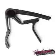 Jim Dunlop Acoustic Steel String Trigger Style Capo in Black - Made in USA