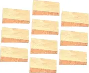 10pcs Wooden Hoe Head Fixing for Farm Hoe Wood Sleeve for Shovel Handle Insert Comfortable Grip Garden Tool Accessory