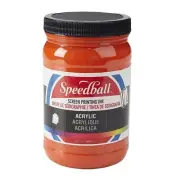 Speedball Acrylic Screen Printing Ink 32-Ounce Orange
