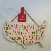 NEW Target Home For The Holidays United States Map Christmas Tree Ornament