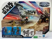 Star Wars Mission Fleet Starfighter Mandalorian N1 Grogu & Speeder Bike. New