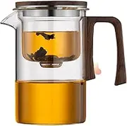 Assassins teapot 900ml Magnetic Glass Teapot with Infuser | Zahra Magic Water Separation Teapot | Loose Tea Strainer with Press Control | Artistic Witchcraft Design(900ml)