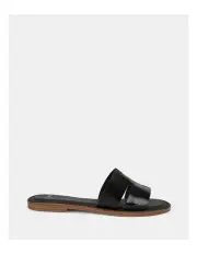 [Novo Shoes] Versa Slide in Black Patent