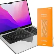 Uppercase GhostCover Premium Keyboard Cover Protector, Compatible with 2021-2025 MacBook Pro/Max M1/M2/M3/M4 14"/16" and 2021-2025 Air M2/M3/M4 13"/15", Gray