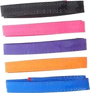 Abaodam 5pcs Racket Grip Tape for Badminton and Tennis Anti- Sweatband Textured for Enhanced Comfort and -Sport Use