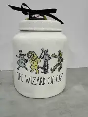 Rae Dunn THE WIZARD OF OZ Canister DOROTHY LION TINMAN SCARECROW - Brand NEW