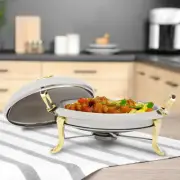 28cm 1.5L Buffet Chafing Dish Set Round Chafer Food Warmer Catering Pot with Lid