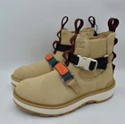 Sorel Women Size 8.5 Hi-Line EQ Chalk Ceramic Suede Waterproof Chelsea Boots