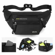 Men's Waterproof Cross Body Chest Bag Travel Sports Waist Pack