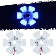 Peterbilt 379 Blue Air Cleaner Lights for Semi Truck Kenworth Freightliner Ac...