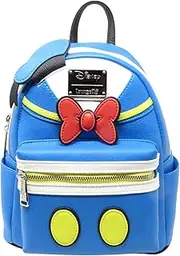 [Loungefly] x Disney Donald Duck Mini Backpack (Blue Multi, One Size)