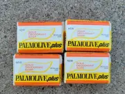 1970s Vintage Palmolive Plus Bar Soap New, In Wrapper Movie Prop 4 Bars