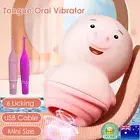 Tongue Licking Vibrator 6 Speed Vibrating Clitoris Stimulator Massager Sex Toy