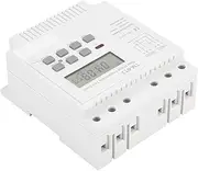 Three Wire Programmable Control Power Timer Switch, 1min-168 Hours, 380V 16A, for Motor Water Pump Neon Lamp with Rechargeable Battery, Screw Installation