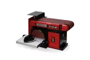 BAUMR-AG Bench Belt and Disc Sander Combo, 100mm Linisher + 150mm Disc, S1 Rated 400W Brushless Motor, Horizontal & Vertical Sanding