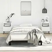 Bedroom Furniture Bed Frame Without Mattress Black King Single Faux Leather