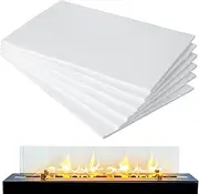 Pangda 6 Pcs 8x12 in Tabletop Fire Pit Ceramic Wool Wick Bioethanol Fuel Table Top Bowl to Extend Burning Time Firepit Sponge Ceramic Fiber Insulation Cotton Core for Rubbing Alcohol
