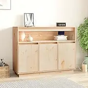 Dining Storage Sideboard 104.5x34x80 cm Solid Wood Pine