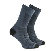 Wrightsock Coolmesh II Crew Length Grey Unisex Running/Active Socks