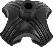 OKUMEYR Mobility Aid Walking Cane Rubber Cane Tips 4 Prong Base Anti-skid Wear-resistant Easy Install