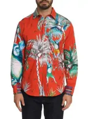 Robert Graham Limited Edition MONKEYING AROUND sport shirt SMALL new with tags
