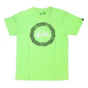 Quiksilver T-shirt For Boys - Short Sleeve, Crewneck Top In Green Gecko, M