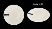 bulk 24 Round Dinner Plate White 26x2cm