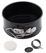 Tellshun 4 Inch Springform Pan Mini Baking Mold Round Leakproof Nonstick Remo...