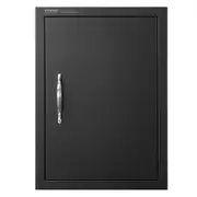 VEVOR BBQ Access Door, 415x570 mm Single Outdoor Kitchen Door, Cold Plate Flush Mount Door, Wall Vertical Door with Handle, for BBQ Island, Grilling S