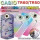 【小咖龍賣場】 CASIO TR60 TR50 TR500 TR550 全機漸變款貼膜 透明底 漸層變化 包膜 3M 貼紙 無殘膠 漸變