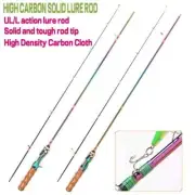 Fishing Rod 2 Section Fishing Rod Soft Solid Tip Lure Rod High Tough 1.68M/1.8M