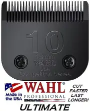 Wahl ULTIMATE COMPETITION 10 BLADE*Fits Many Andis Clippers*Pet Dog Cat Grooming