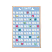 [Gift Republic] Bucket List Scratch Poster 100 Yoga Poses