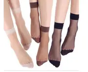 Women's Ultra-thin Short Ankle Socks Silk Stockings soft - 9 Pairs