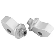 Peg and Passenger Board Mount Adaptors for Indian Front, Peg, Silver 8900