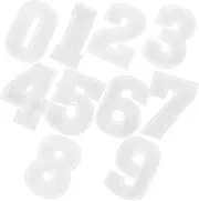 jojofuny 3 Sets Embroidered Patches for DIY Clothing Repair Iron Numbers for Football Shirts Versatile Appliques for Jeans Bags and More Easy to Apply and Reinforce Fabrics