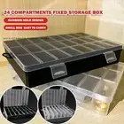 24-Grids Craft Organizer Box Compartment Jewelry Bead Craft Storage Container