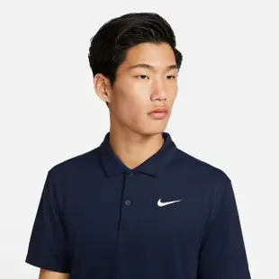 【NIKE 耐吉】上衣 男款 短袖上衣 運動 POLO衫 AS M NKCT DF POLO SOLID 藍 DH0858-451