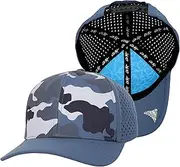 [Salt Mafia] 6-Panel Curved Brim Water-Resistant Performance Snap Back Hat