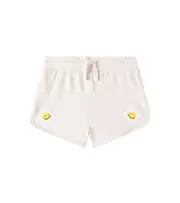 [Stella McCartney Kids] Stella McCartney Kids Patch-appliqué cotton jersey shorts Y 4 white