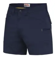 Hard Yakka 3056 STRETCH RIPSTOP SHORT SHORT Navy*Aust Brand- 92R, 97R Or 102R