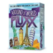 Around The World Fluxx (2023 Looney Labs) card game- 100 cards travel