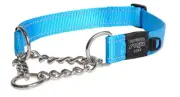 Rogz Utility Control Collar with Chain - XLarge (Turquoise)