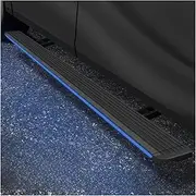 MOMOAU Plug-N-Play Electric Running Boards with LED Lights Compatible with 2020-2025 Toyota Venza | Automatic Retractable Power Steps, 600LB Capacity, Anti-Slip Surface, Vehicle-Specific Fit(Blue ligh