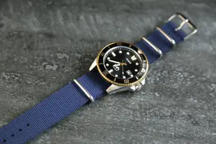 艾曼達精品~藍色18mm Nylon Watch Strap 尼龍NATO zulu G10四環軍用錶帶, baby-G