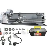VEVOR Metal Lathe Machine, 210 mm x 736 mm, Precision Benchtop Power Metal La...